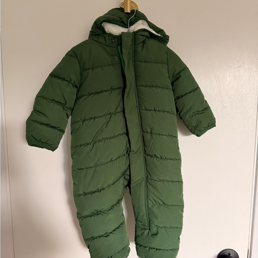 Primary Baby Bunting Parka Puffer Suit, 6-12M - Picture 3 of 7